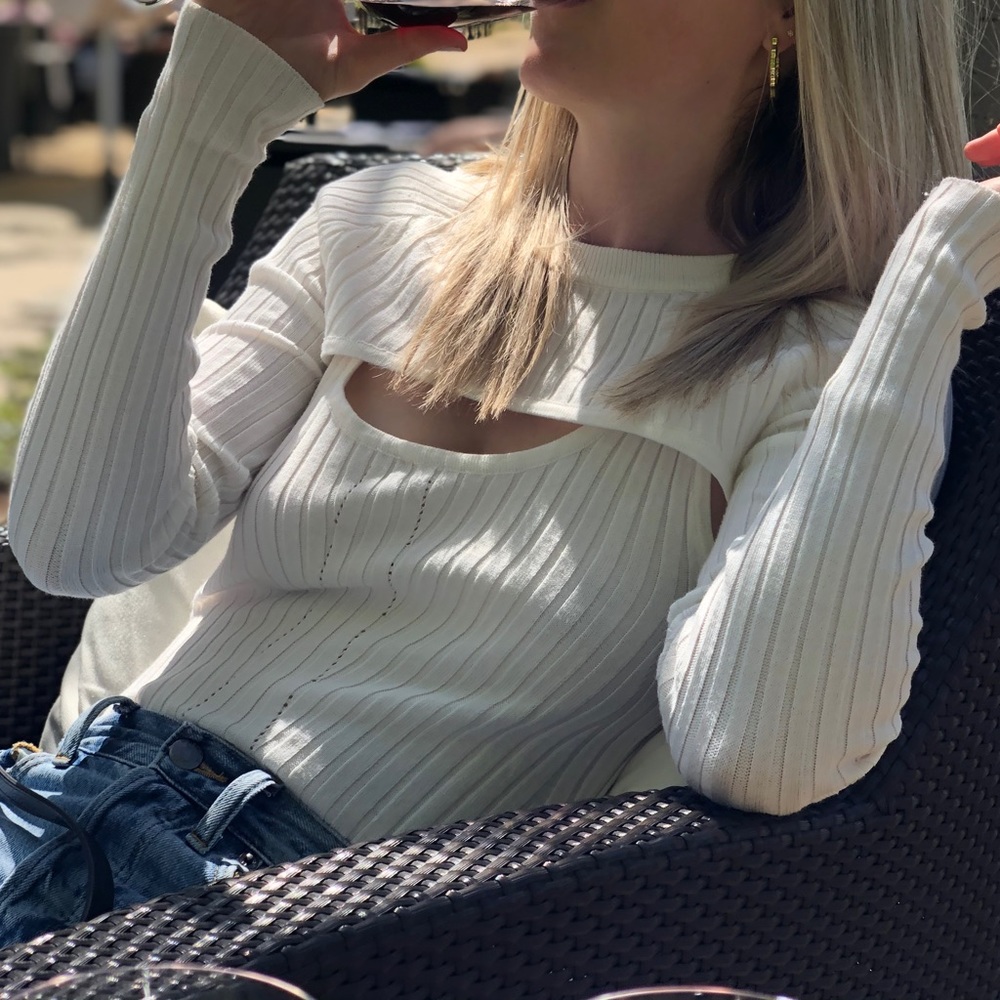X Revolve Ribbed Sweater - Picture 7 of 7